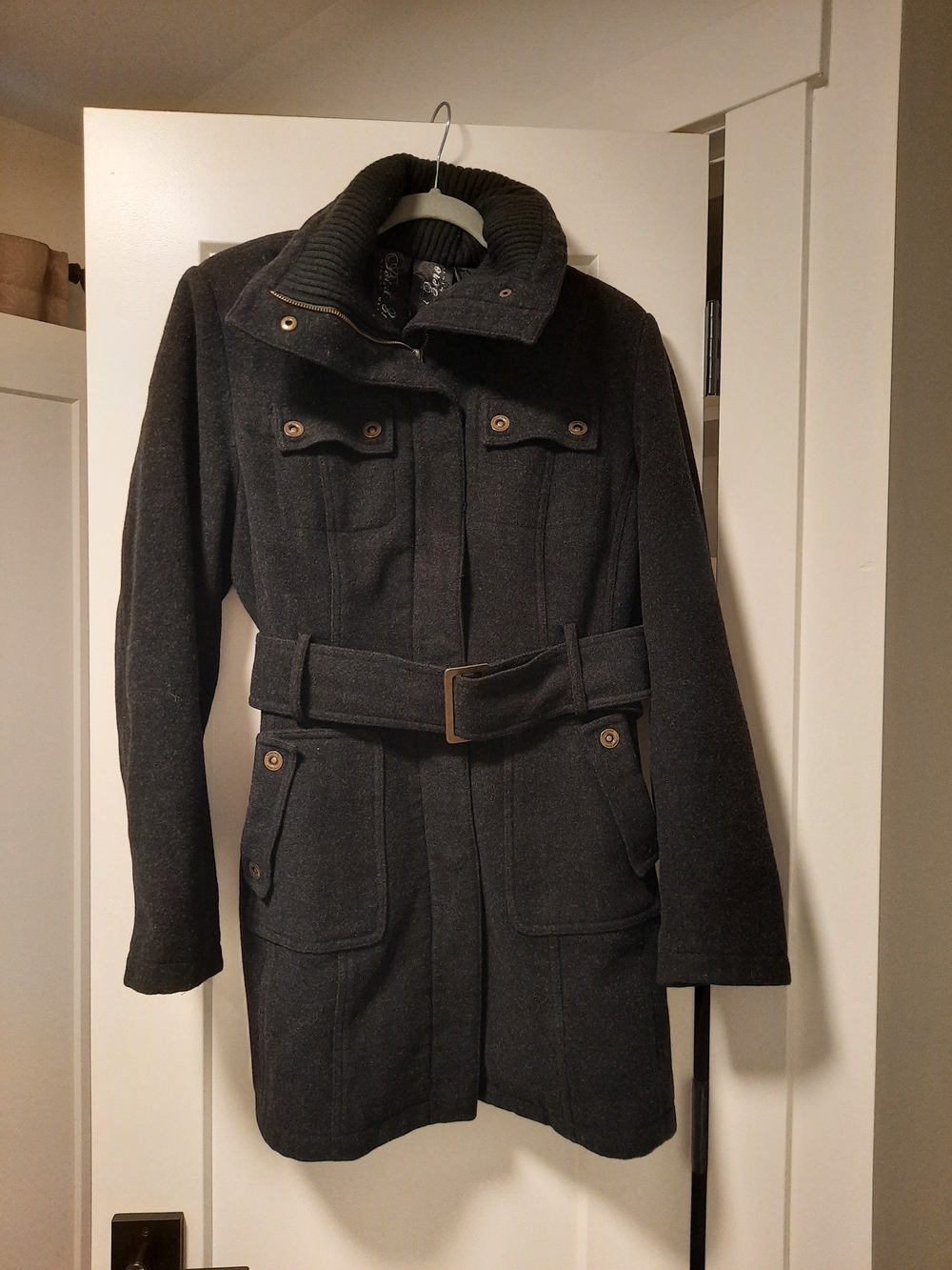 Point Zero by Nicole Benisti Belted Utility Coat